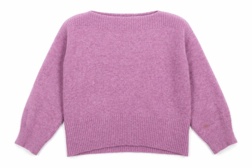 M&S Womens Purple  Acrylic Pullover Sweatshirt Size L