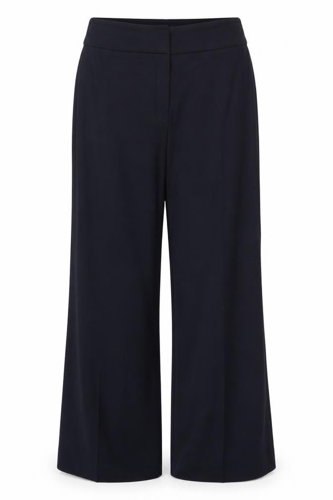 Marks and Spencer Womens Blue  Polyester Trousers  Size 10 L28 in Regular