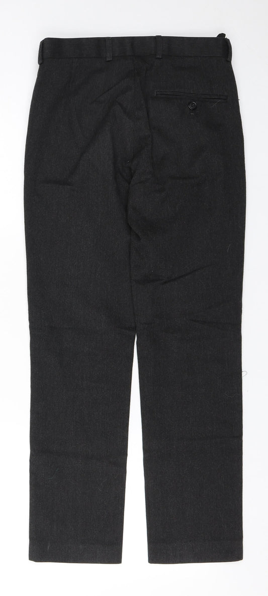 Banner Womens Grey  Polyester Trousers  Size 27 in L28 in Regular
