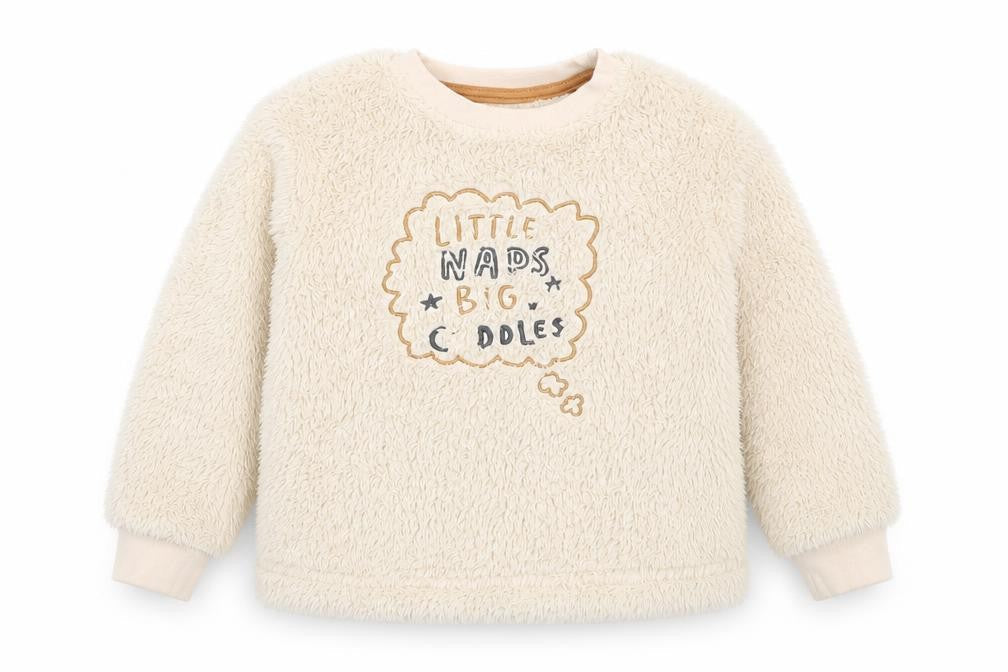 George Boys Beige Round Neck  Polyester Pullover Jumper Size 3-4 Years