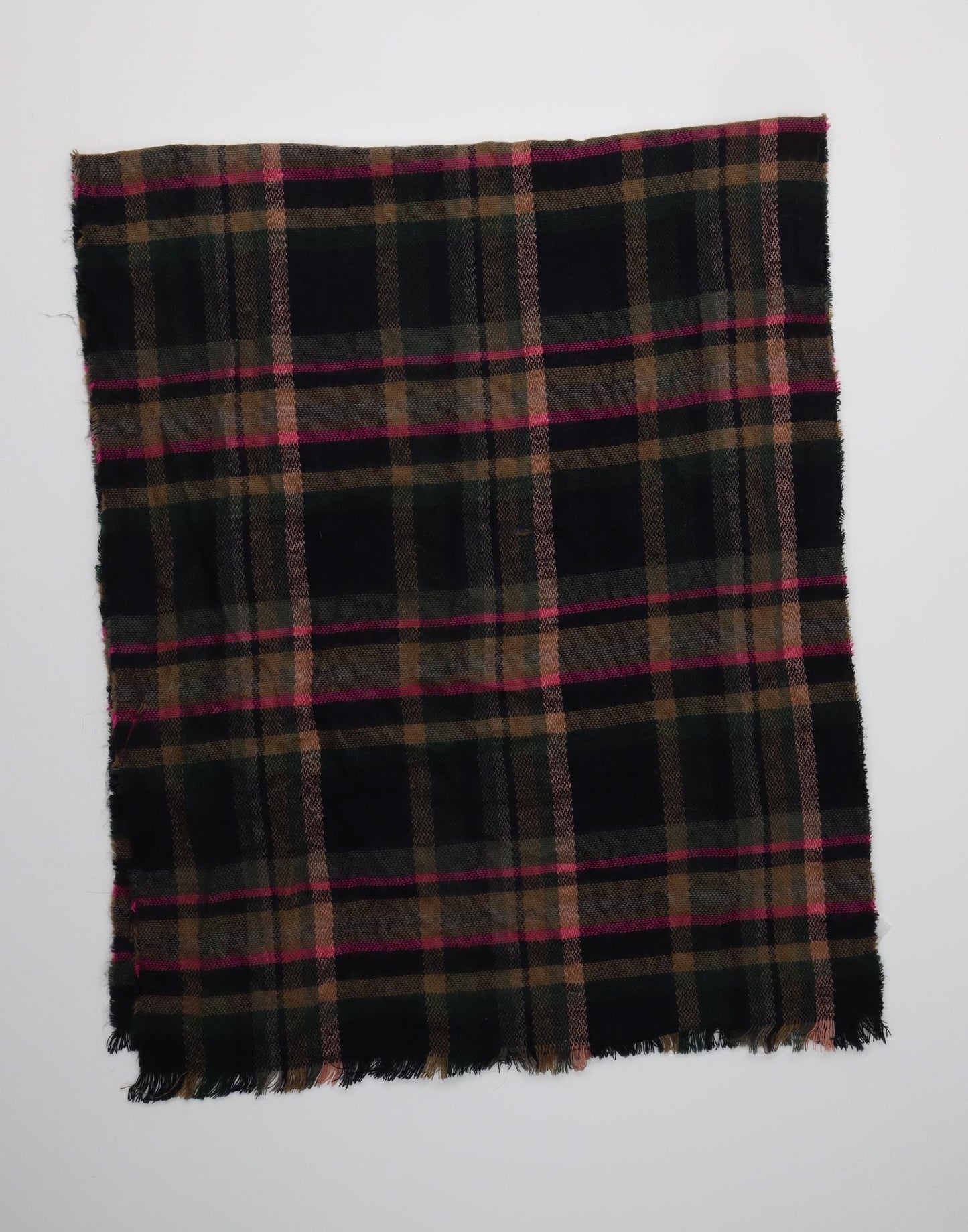 Primark Womens Multicoloured Check Acrylic  Shawl/Wrap