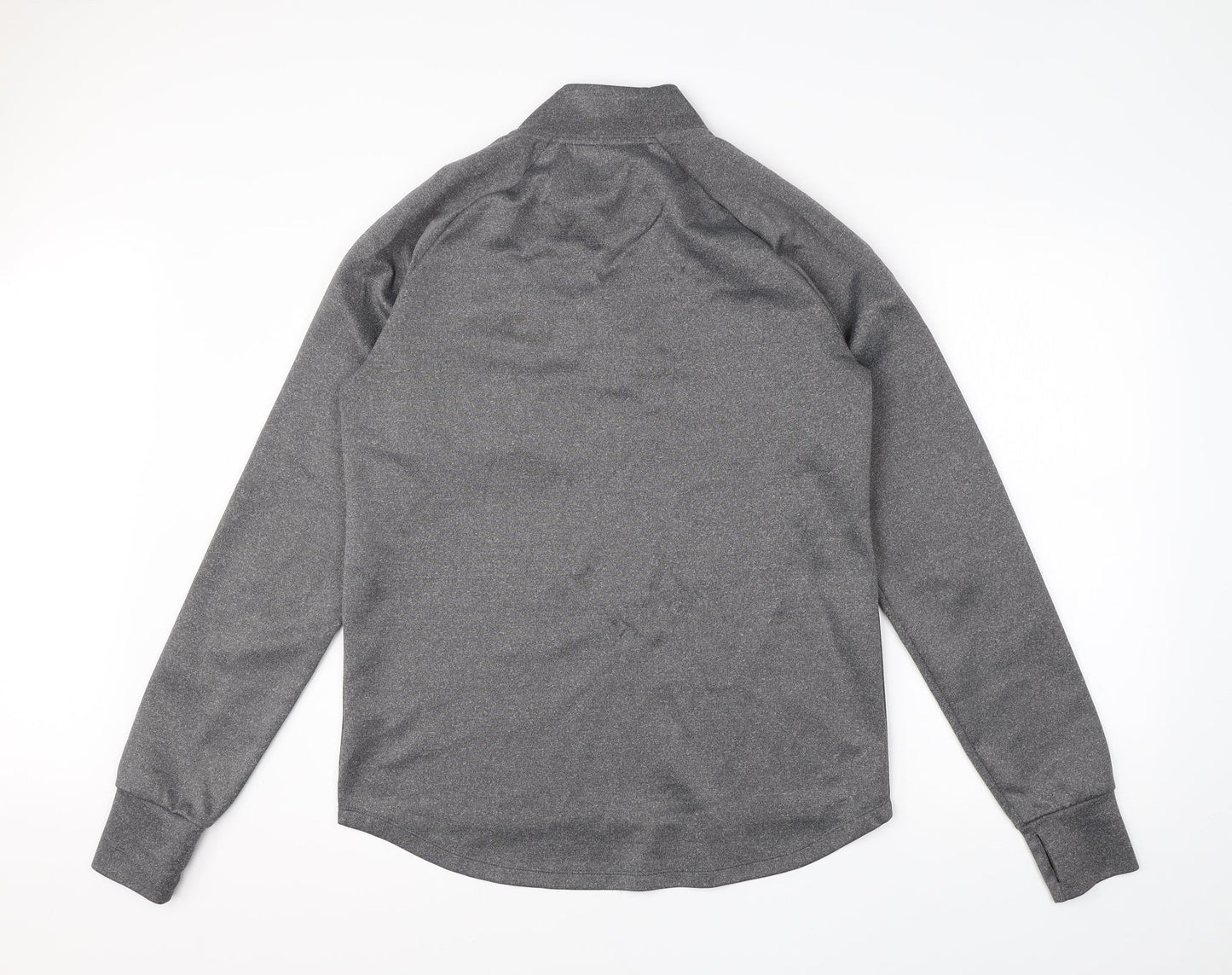 Preworn Womens Grey High Neck  Polyester Pullover Jumper Size XL