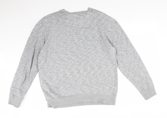 Officers Club Womens Grey   Pullover Sweatshirt Size L   - COMPTON LOS ANGELES DEPT 3810 STATE