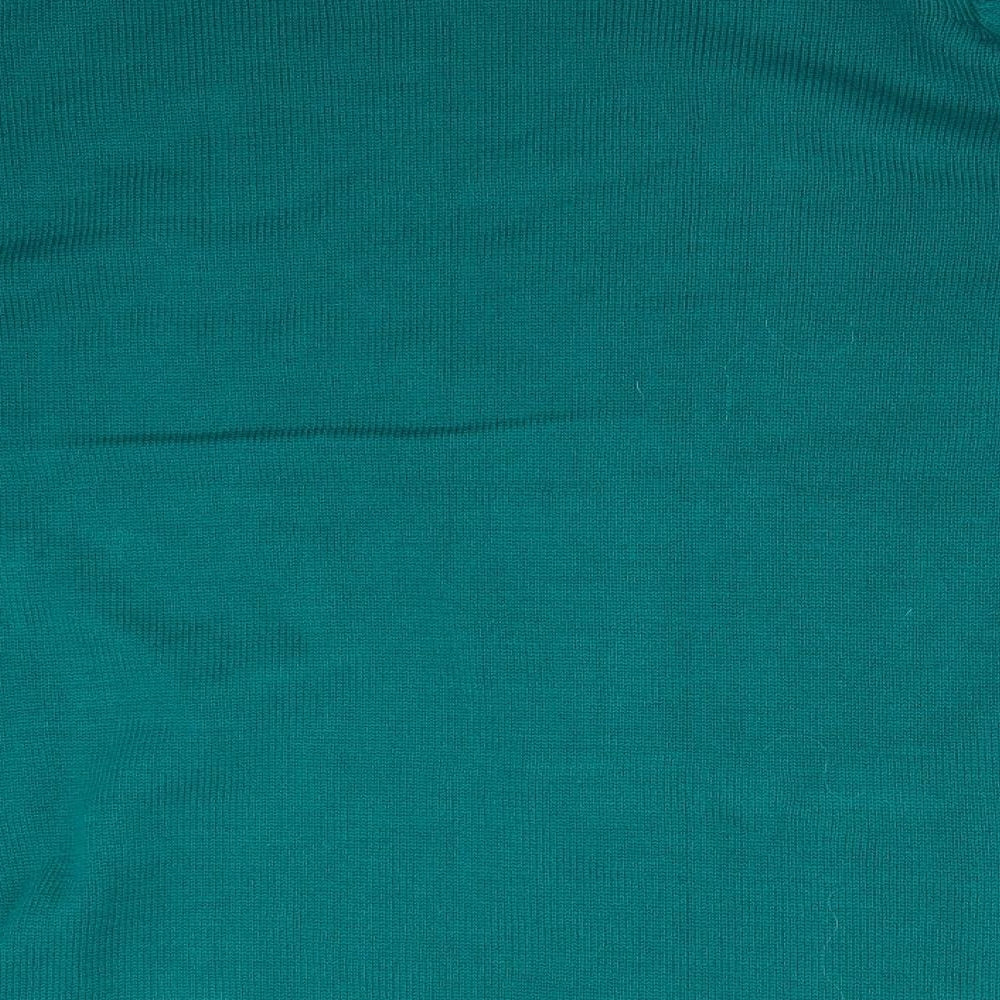 BEAU MONDE Womens Green  Acrylic Pullover Sweatshirt One Size