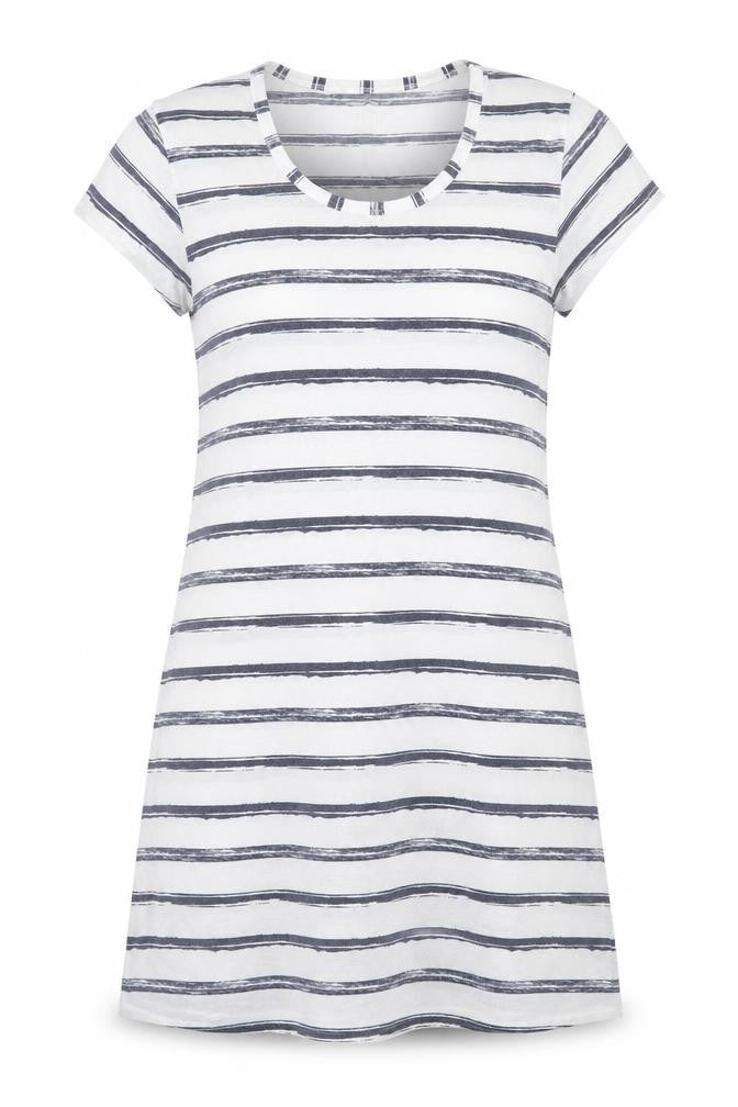 Matalan Womens Multicoloured Striped Polyester  Dress Size L