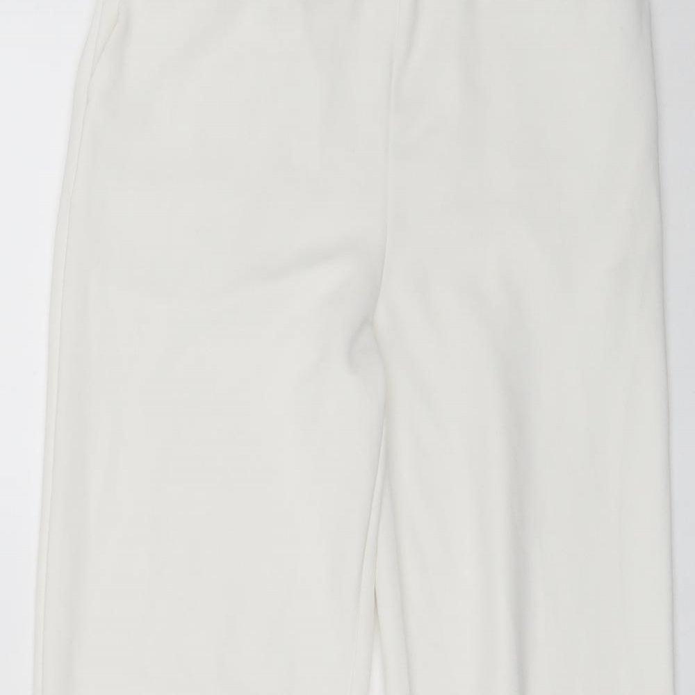 Cherry Koko Womens White  Polyester Bloomer Trousers Size M L20 in Regular