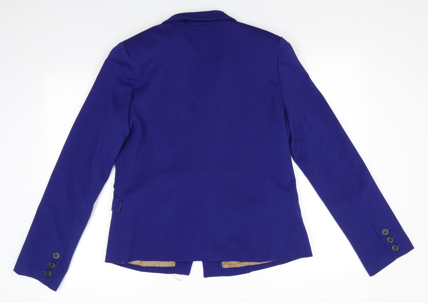 Frime Collection Womens Blue  Polyester Jacket Suit Jacket Size XL   - Mid Blue