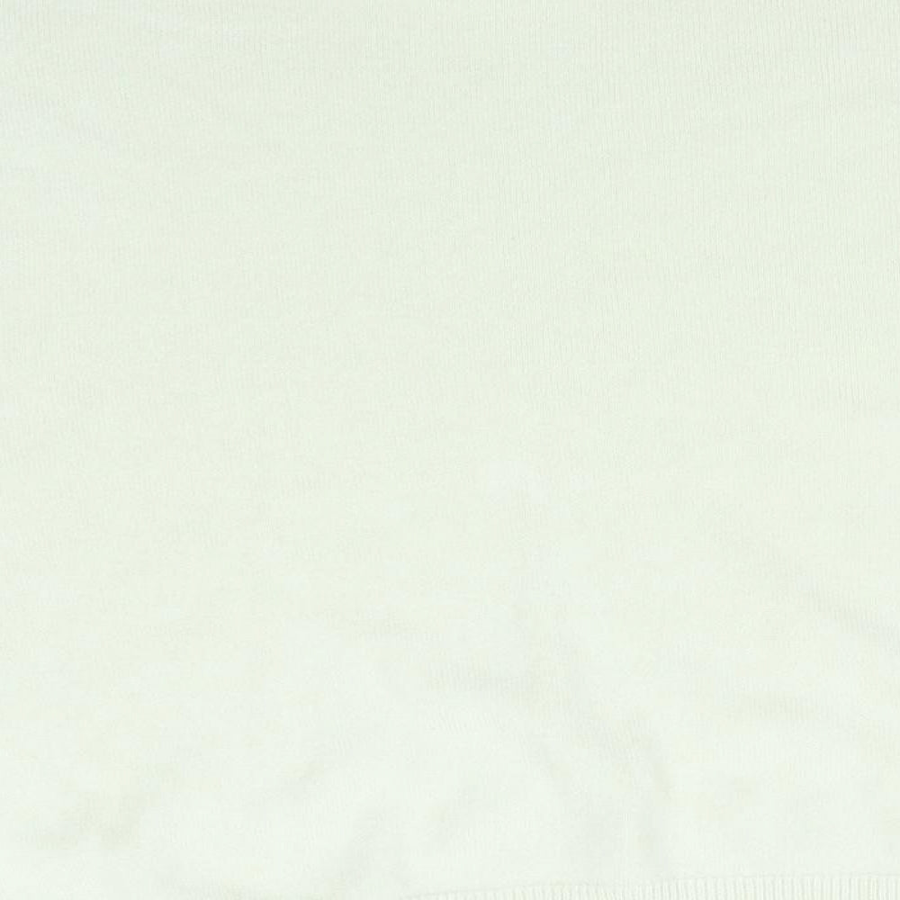 Essentials Womens Green Round Neck  Acrylic Pullover Jumper Size 10   - Pale green