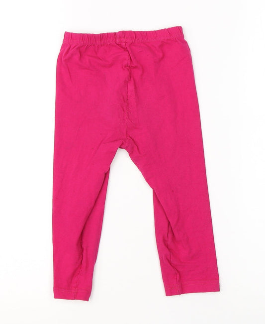 Futuro Girls Pink  Cotton Jogger Trousers Size 7-8 Years  Regular