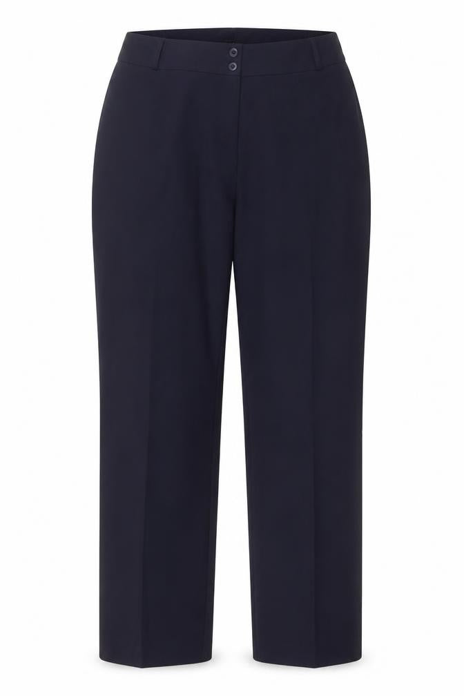 Capsule Womens Blue Polyester Trousers Size 18 L29 in Regular