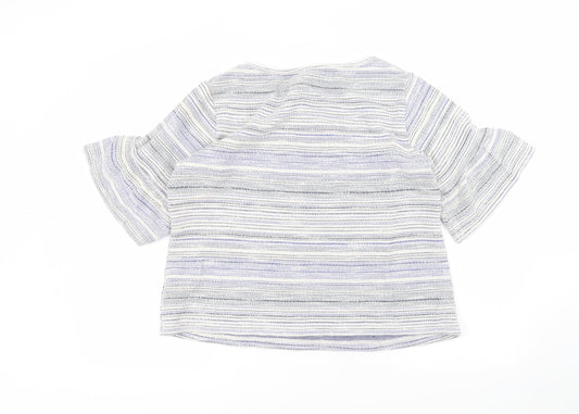 Simply Be Womens White Round Neck  Cotton Pullover Jumper Size 16