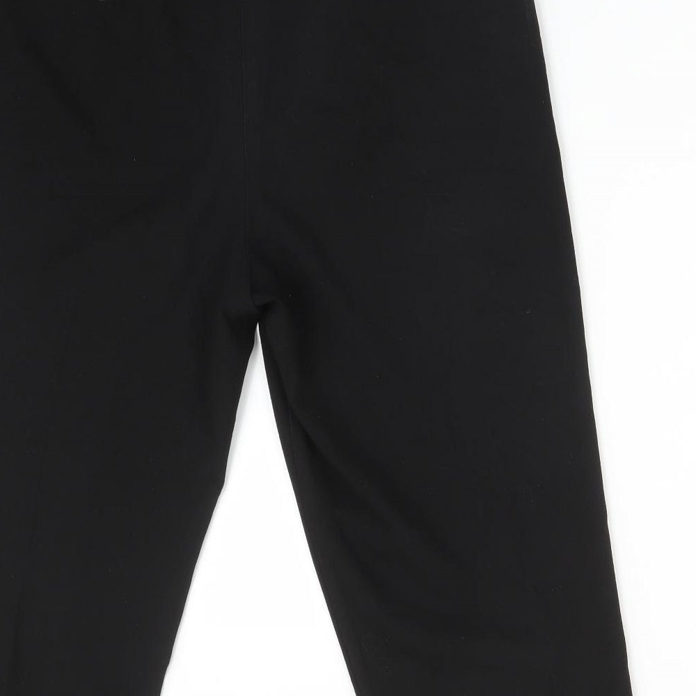 Essentials Womens Black  Polyester Dress Pants Trousers Size 16  Regular