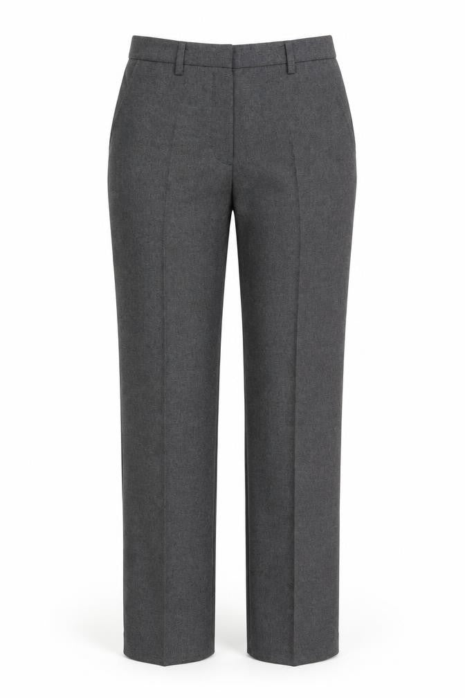 Signature Womens Grey  Polyester Trousers  Size 28 in L30 in Regular