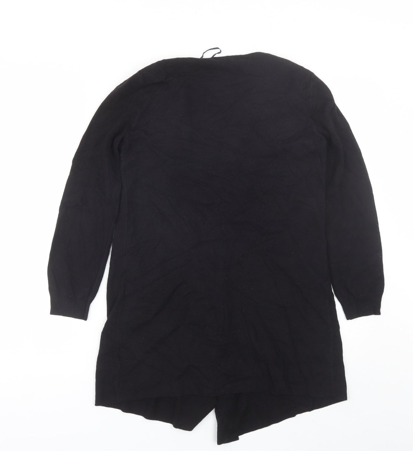 Marks and Spencer Womens Black V-Neck  Viscose Cardigan Jumper Size S
