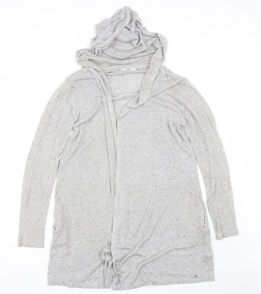 AJC Womens Grey V-Neck  Viscose Cardigan Jumper Size 14