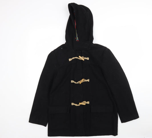 POP Womens Black   Pea Coat Coat Size S