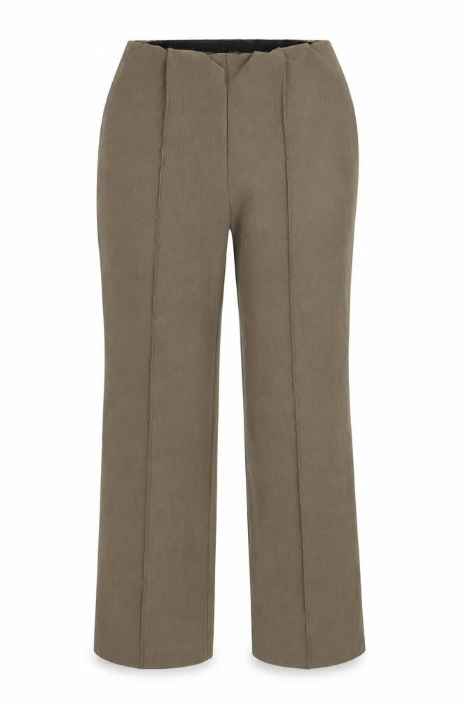 Julipa Womens Brown  Polyester Trousers  Size 10 L26 in Regular