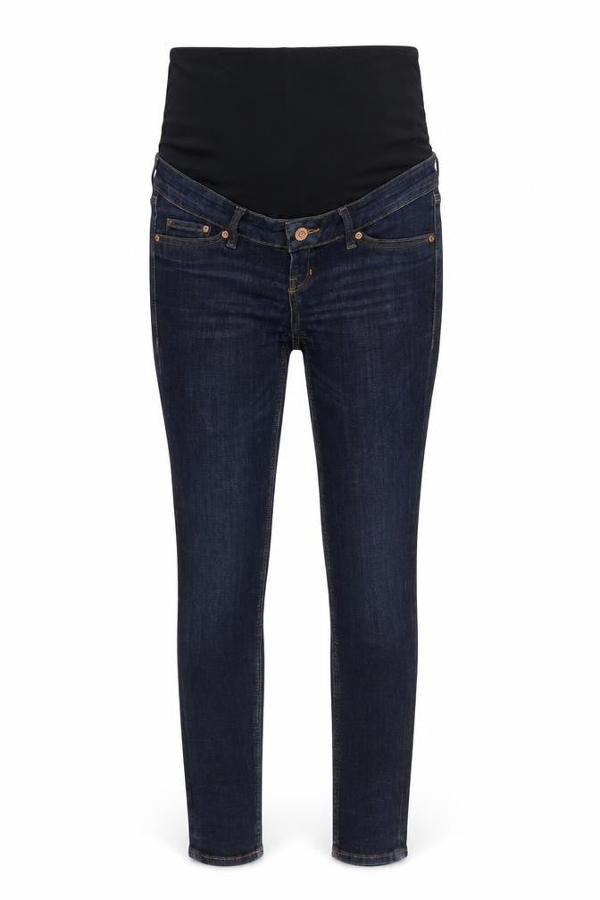 H&M Womens Blue  Cotton Skinny Jeans Size 8 L28 in Regular