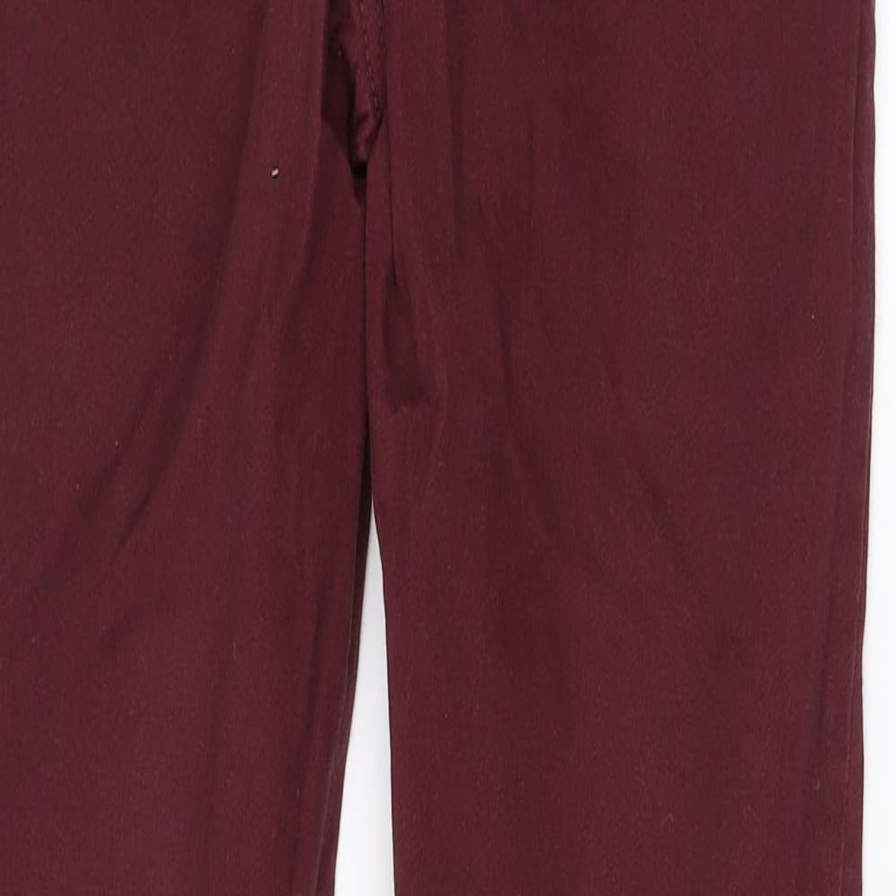 Noisy may Womens Red  Cotton Skinny Jeans Size M L28 in Regular