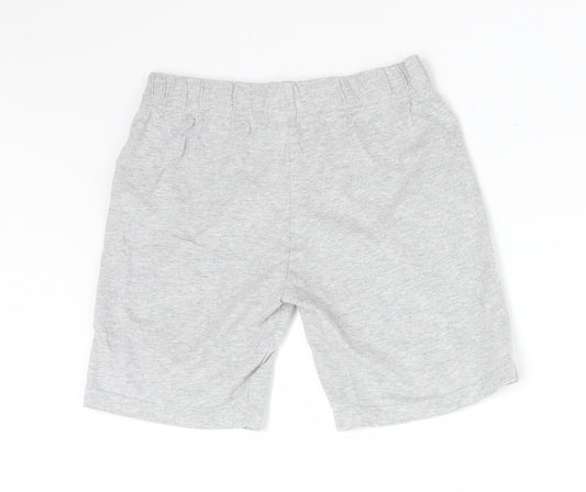 TOY STORY Boys Grey Solid Cotton  Sleep Shorts Size 6-7 Years   - TOY STORY