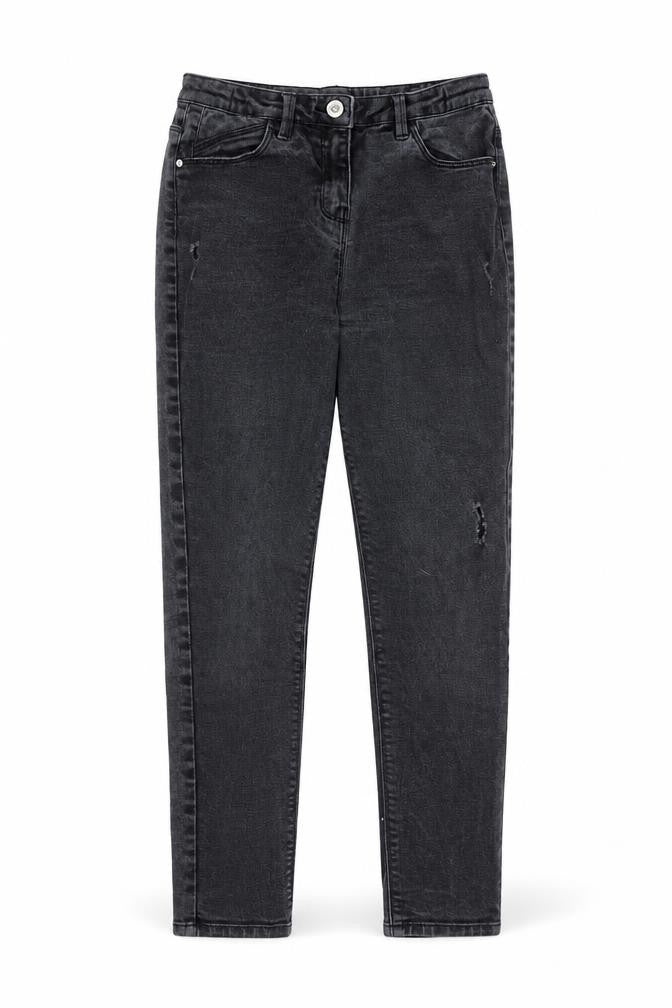 Matalan Girls Black  Cotton Skinny Jeans Size 12 Years  Regular
