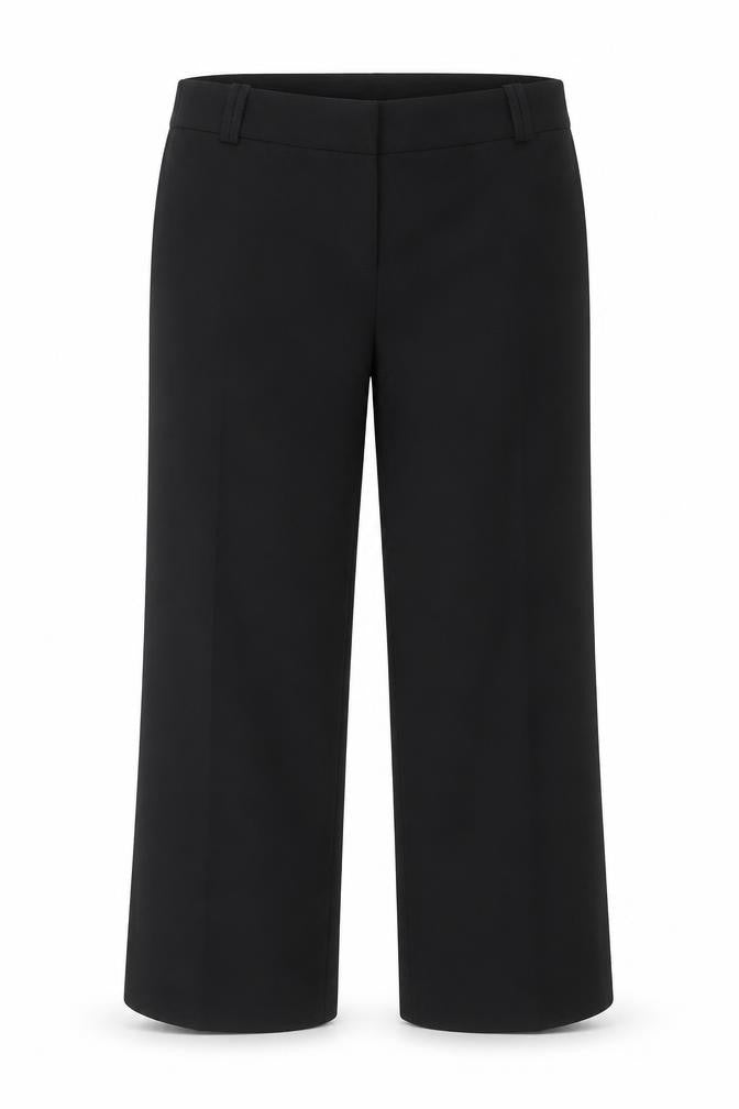 MK One Womens Black  Polyester Dress Pants Trousers Size 34 in L22 in Regular