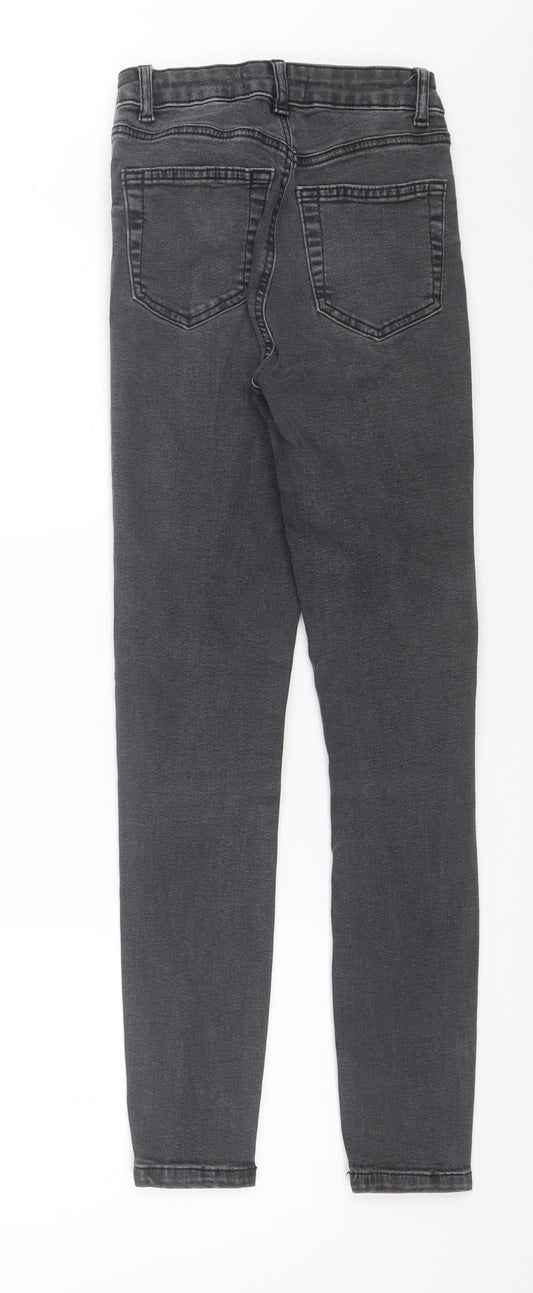 Denim Co Womens Black  Cotton Skinny Jeans Size 6 L26 in Regular