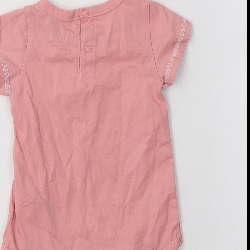 Reebok Baby Pink  Cotton Romper One-Piece Size 6-9 Months