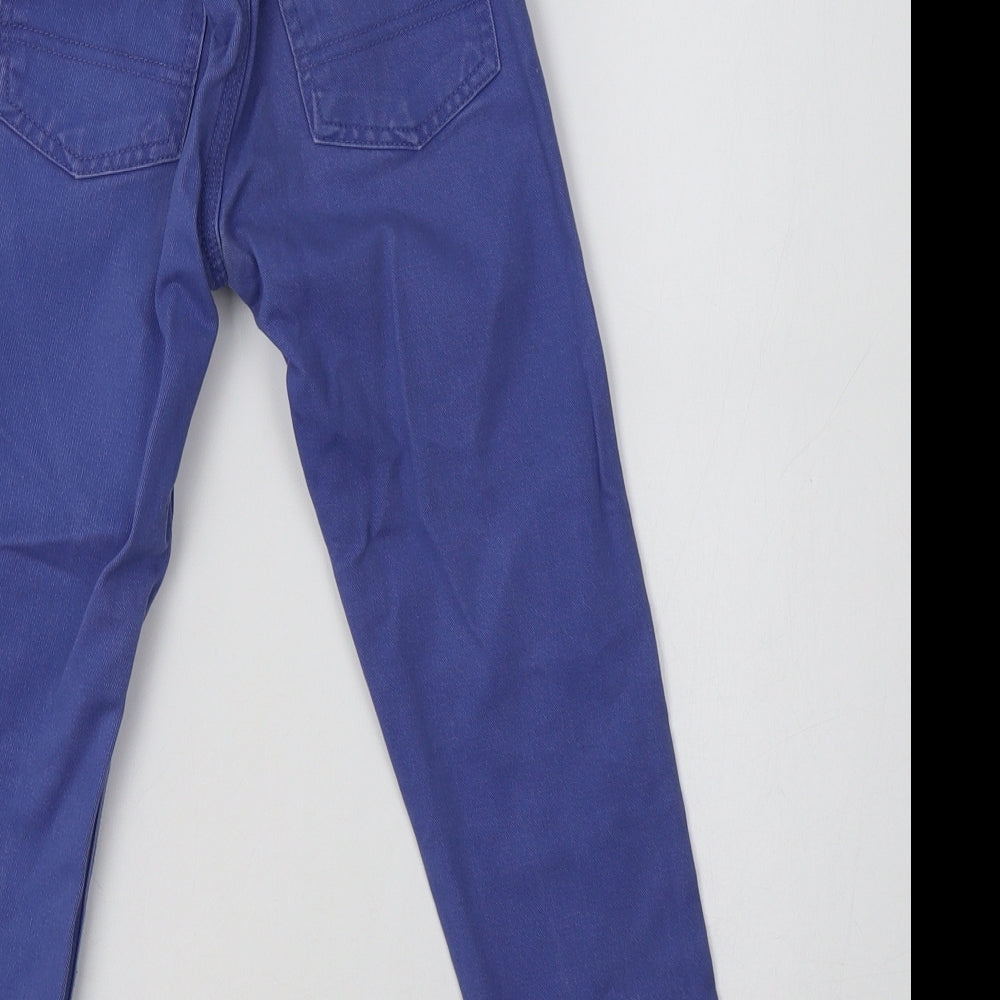 Primark Girls Blue  Cotton Skinny Jeans Size 5-6 Years  Regular