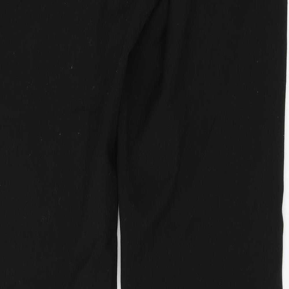 New Look Womens Black  Viscose Dress Pants Trousers Size 10 L30 in Regular