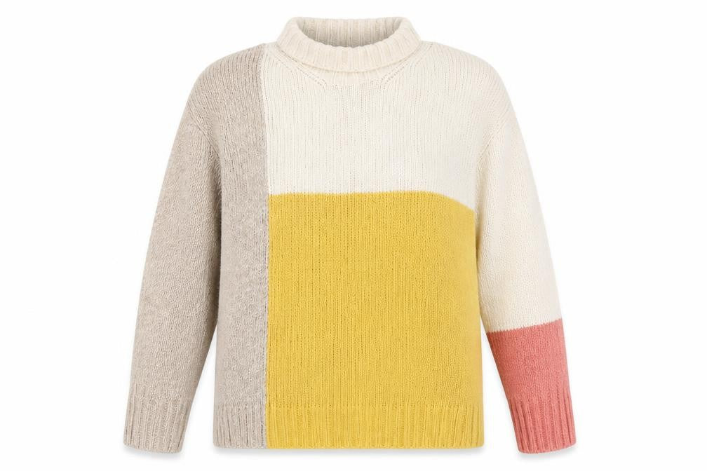 Marks and Spencer Womens Orange Roll Neck  Cotton Pullover Jumper Size M