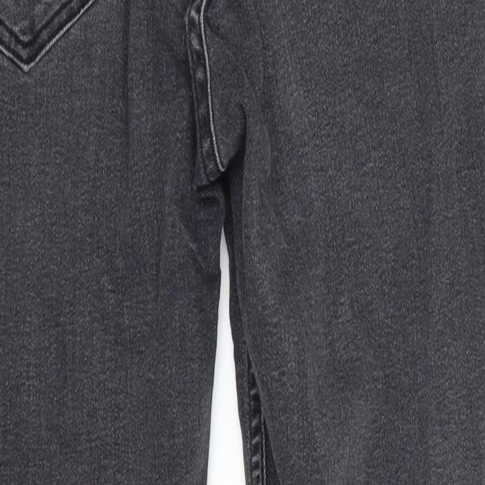 Divided Womens Grey  Cotton Skinny Jeans Size 10 L24 in Regular