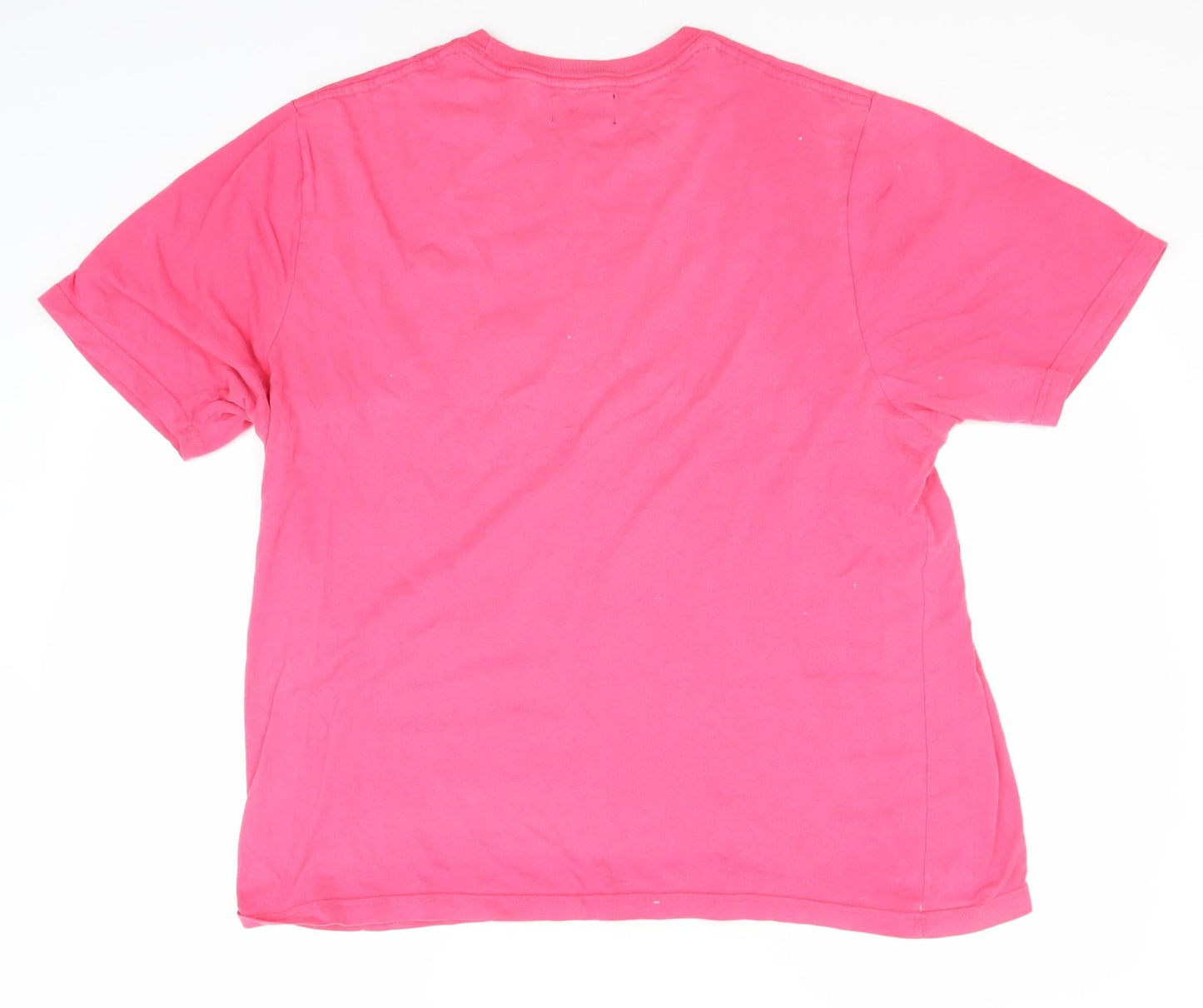 Blue Harbour Womens Pink  Cotton Basic T-Shirt Size L Round Neck