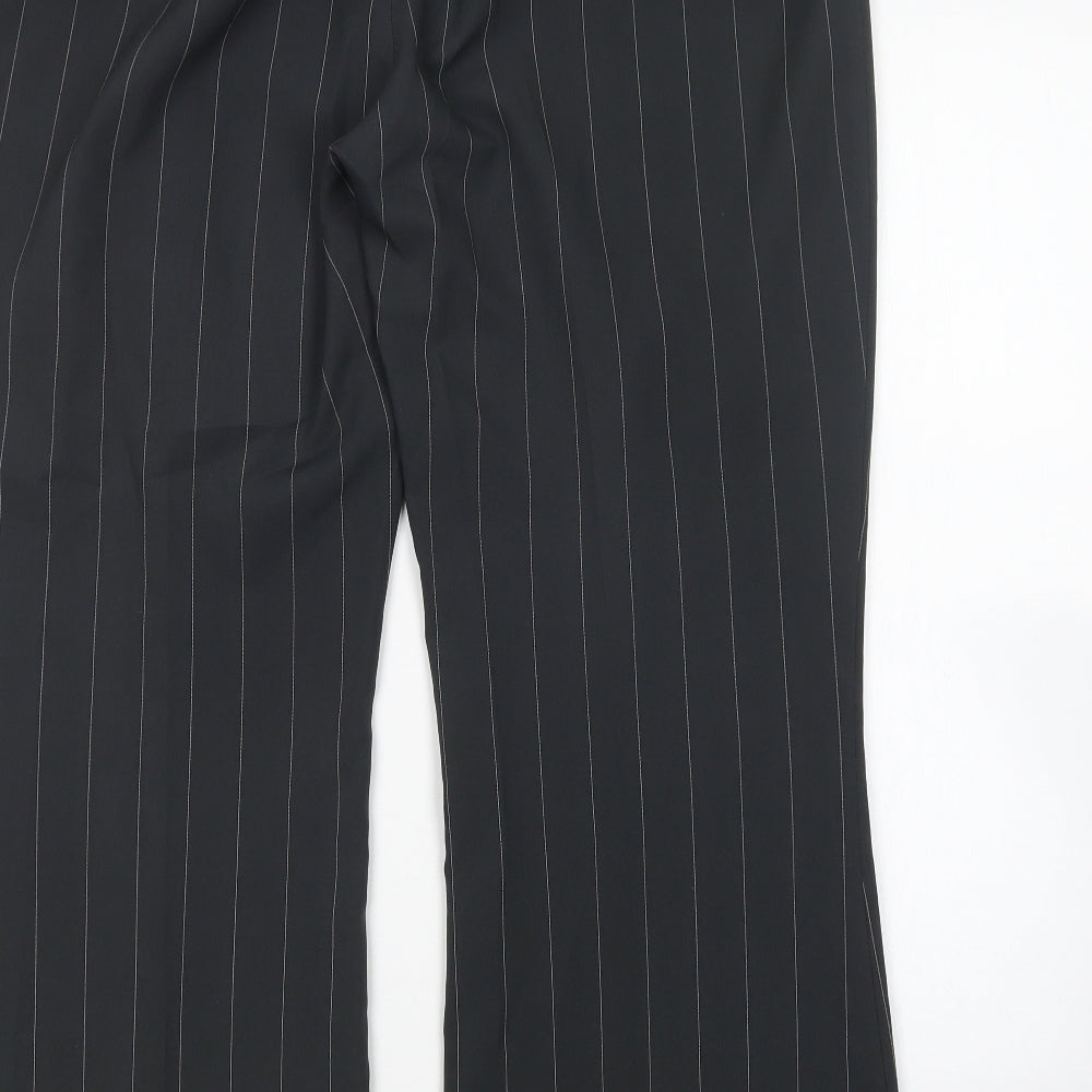 Littlewoods Womens Multicoloured Striped Polyester Trousers  Size 18 L29 in Regular