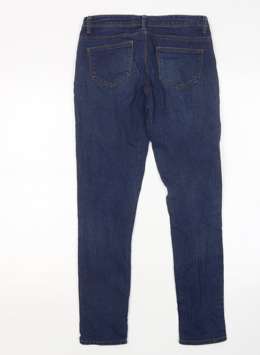 Denim Co Womens Blue  Cotton Skinny Jeans Size 8 L27 in Regular