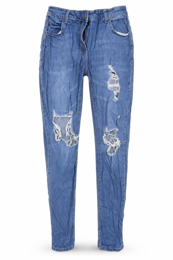 Pink Boutique Womens Blue  Cotton Skinny Jeans Size 10 L28 in Regular