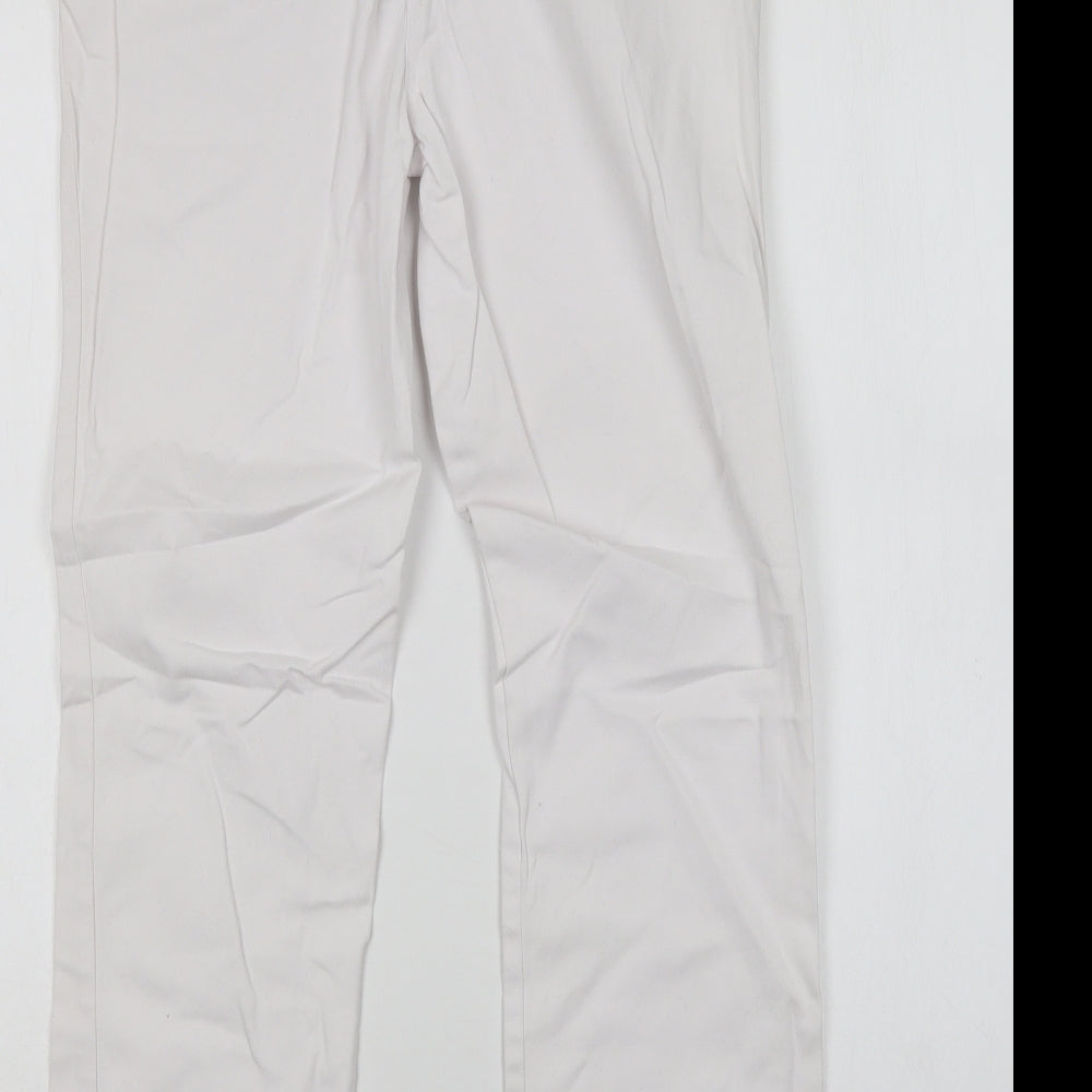 Debenhams Womens White  Cotton Jegging Jeans Size 10 L29 in Regular