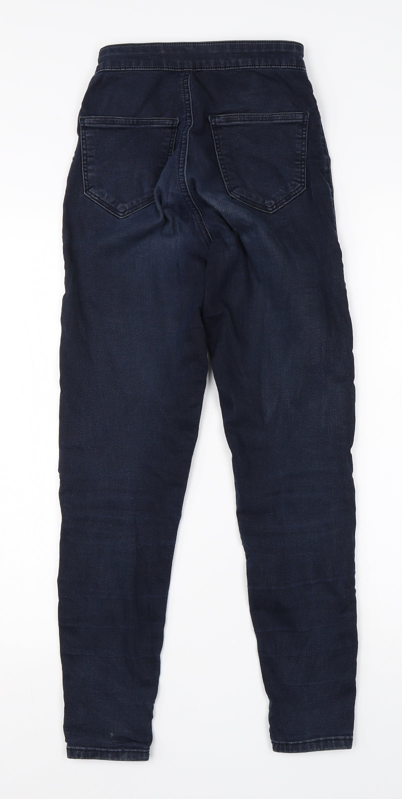 Topshop Womens Blue  Cotton Skinny Jeans Size 25 in L25 in Regular