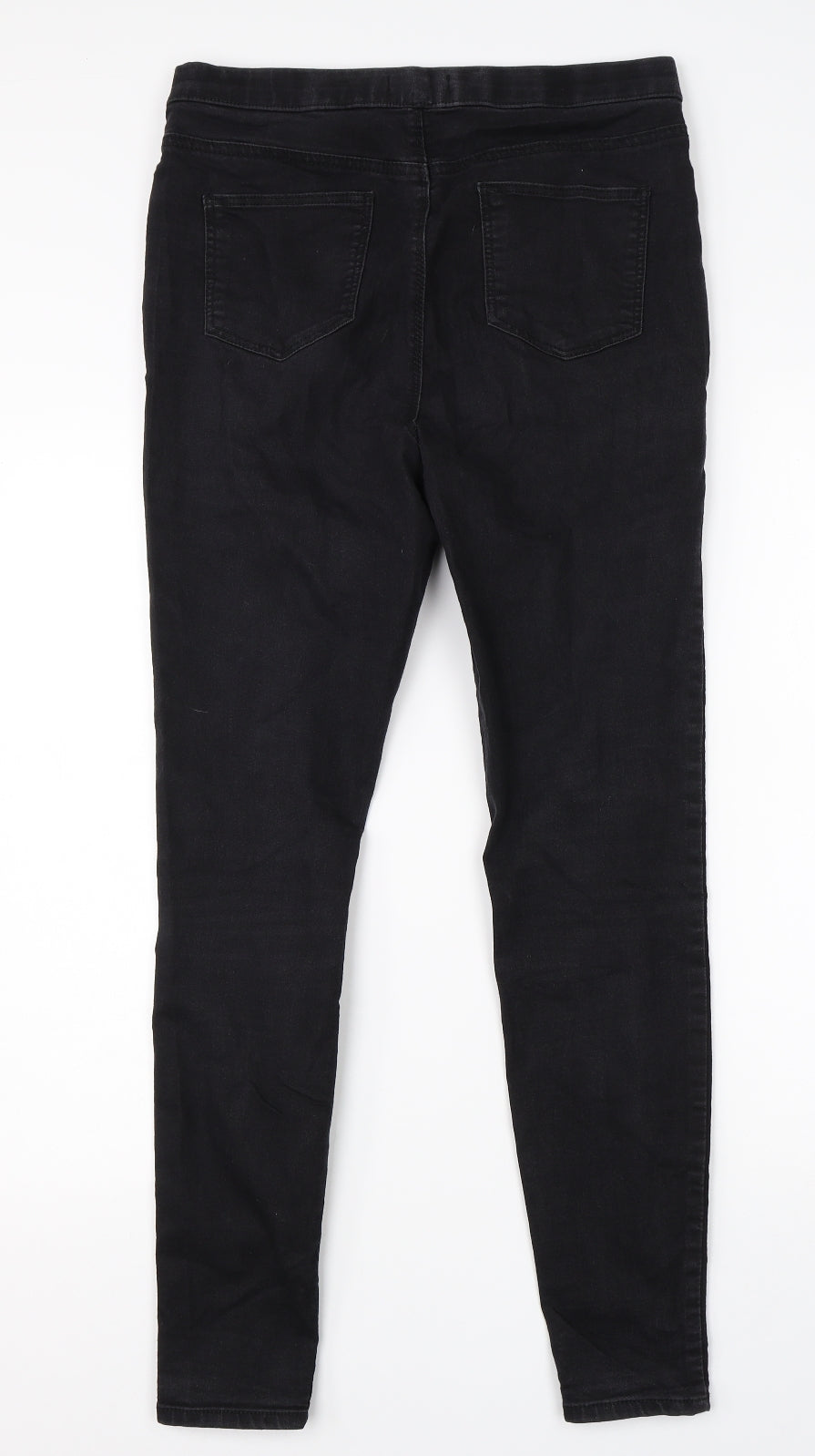 Papaya Womens Black  Cotton Jegging Jeans Size 10 L28 in Regular