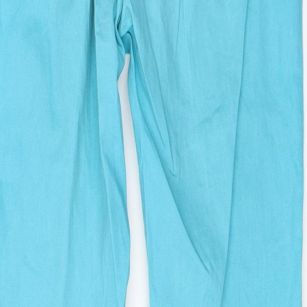 Verse Womens Blue  Cotton Straight Jeans Size 10 L28 in Regular