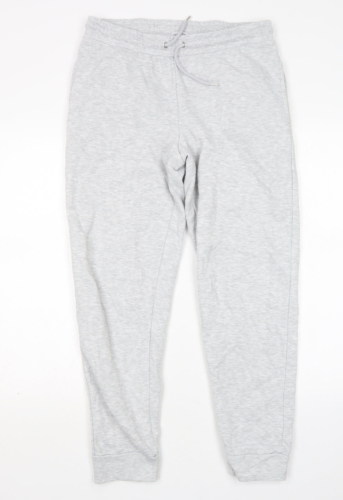 Jeff & Co Womens Grey  Cotton Sweatpants Trousers Size 10 L27 in Regular