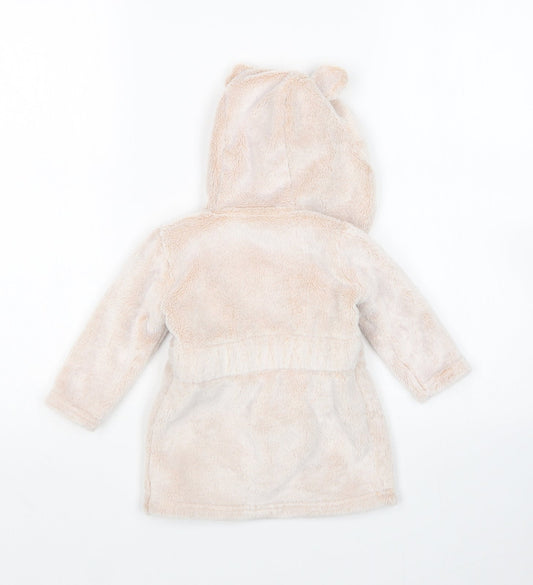 George Girls Brown  Polyester  Gown Size 6-9 Months