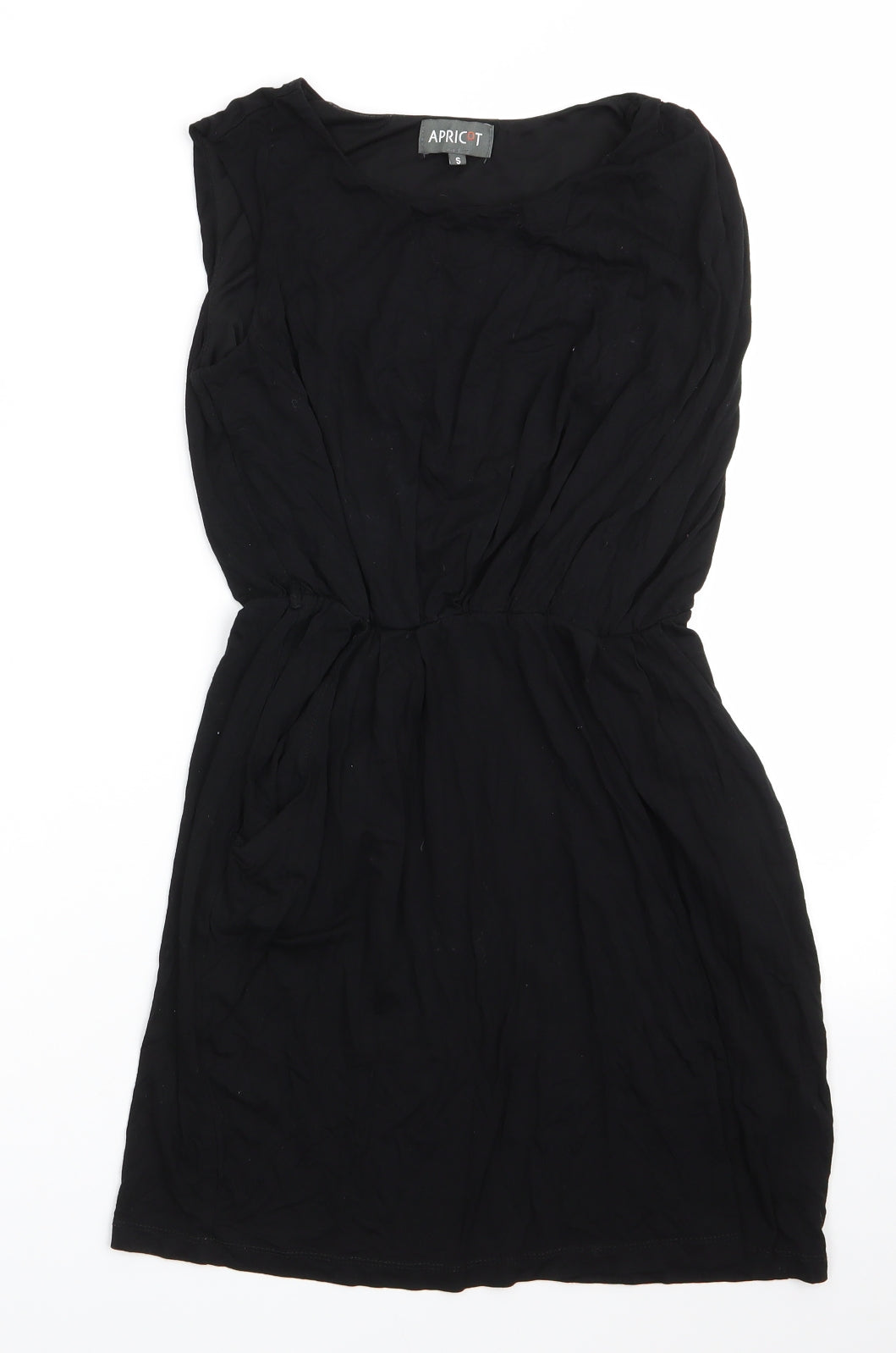 Apricot Womens Black  Viscose A-Line  Size S  Round Neck  - Lined Bodice