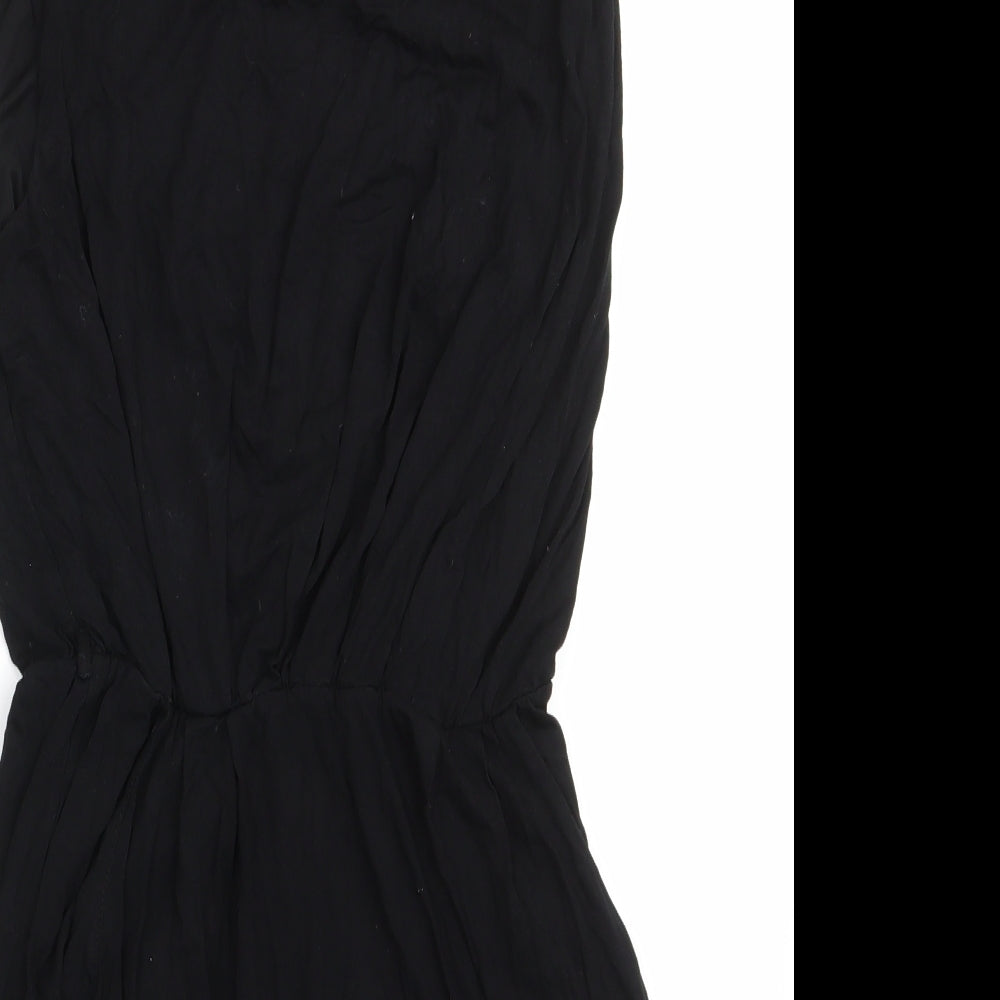 Apricot Womens Black  Viscose A-Line  Size S  Round Neck  - Lined Bodice