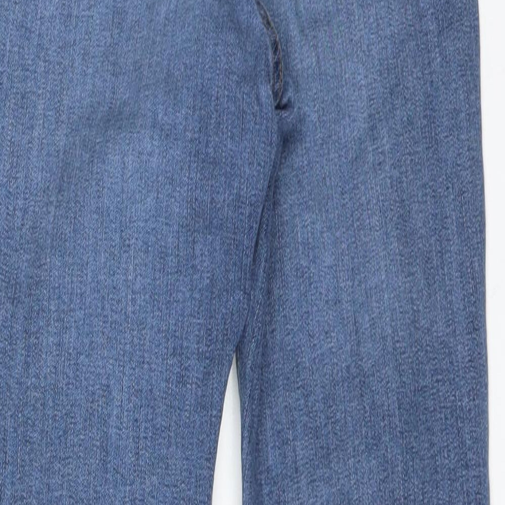 Topshop Womens Blue  Cotton Skinny Jeans Size 25 L30 in Regular