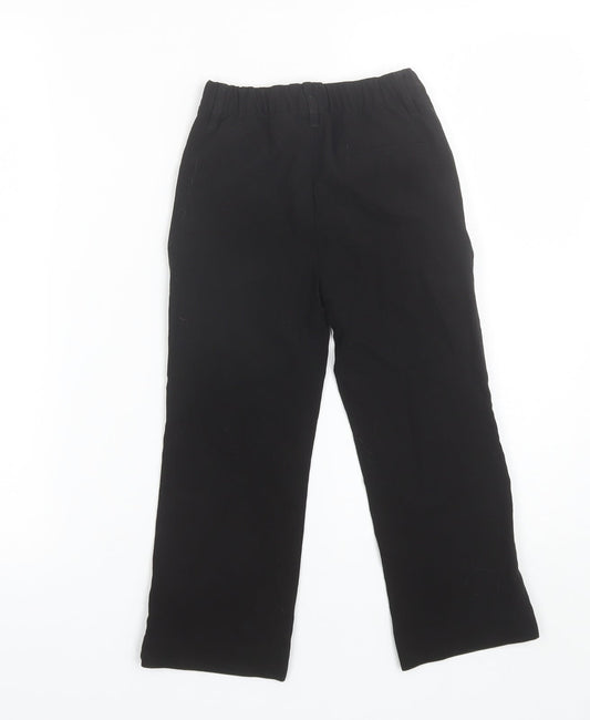 Smart Start Girls Black  Polyester Dress Pants Trousers Size 4-5 Years  Regular