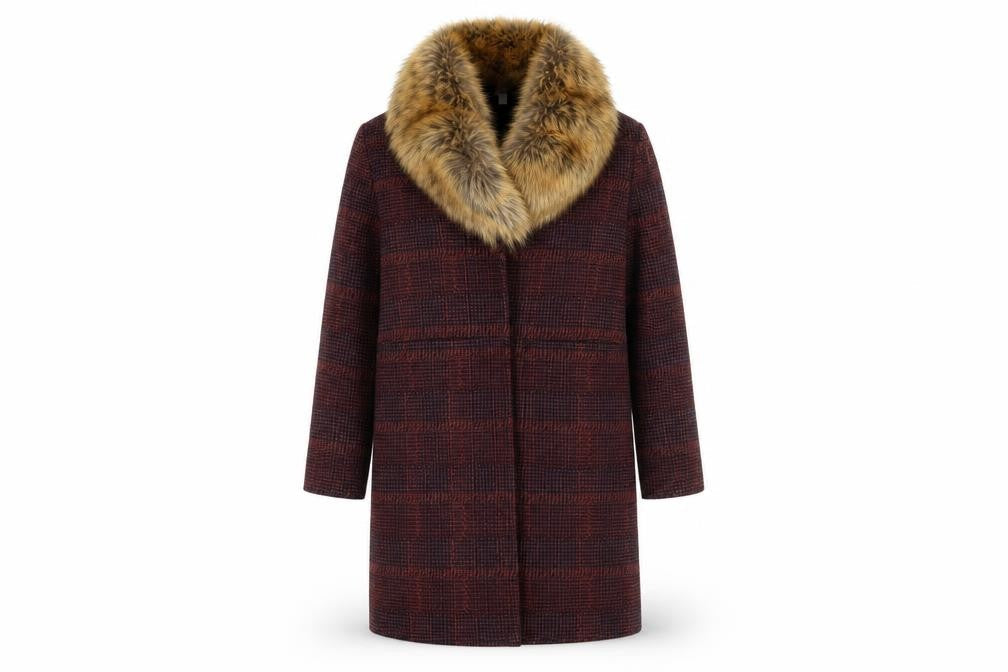 Red Herring Womens Red   Overcoat Jacket Size 10