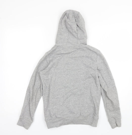 Brave Soul Boys Grey  Cotton Pullover Hoodie Size 9-10 Years