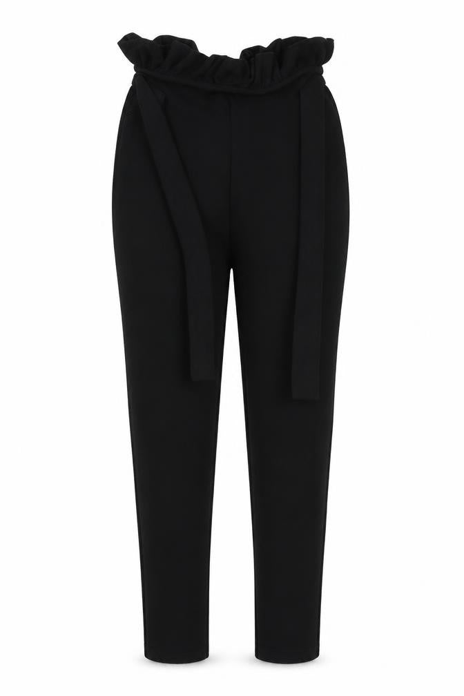 Pretty Little Thing Womens Black  Viscose Dress Pants Trousers Size 6 L26 in Regular