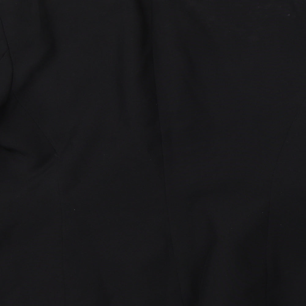 Dorothy Perkins Womens Black  Polyester Jacket Suit Jacket Size 14